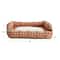 Hello Honey® 39" Multicolor Floral Cotton & Sherpa Pet Bed